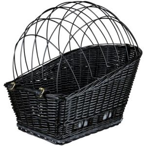 Rear-Mounted Bicycle Basket – Black
