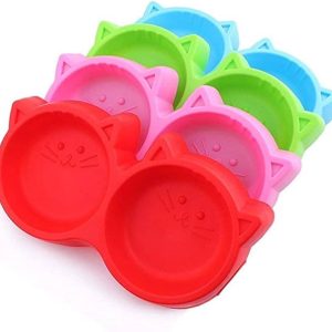 Double sided cat bowls